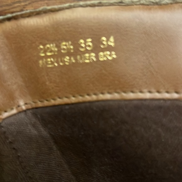 Andrea Women’s Brown Side Zipper Heeled Boots Size 5.5 - Picture 7 of 7